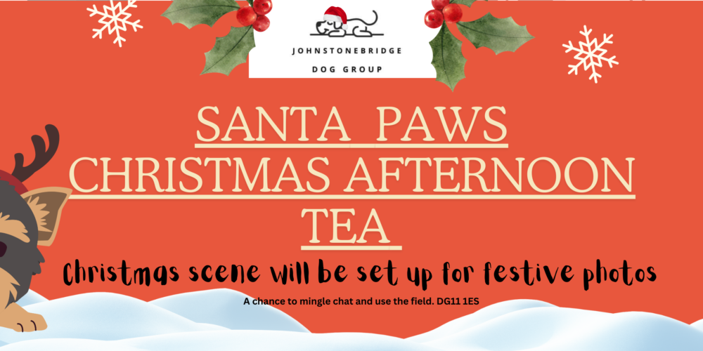 sANTA pAWS CHRISTMAS AFTERNOON tea