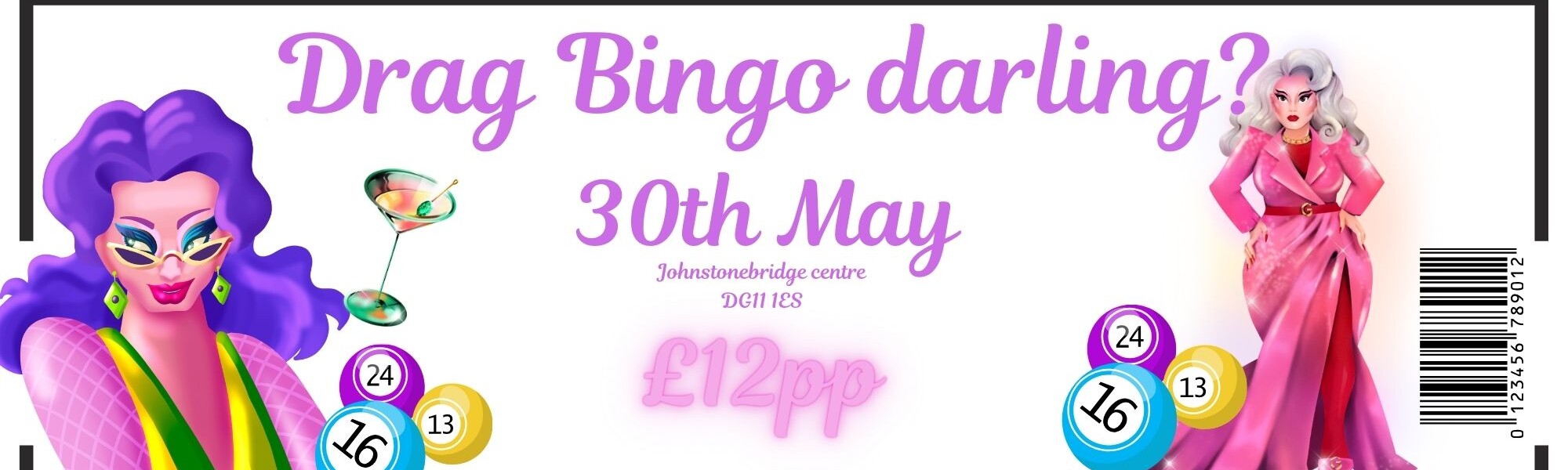 Drag Bingo darling 30th May