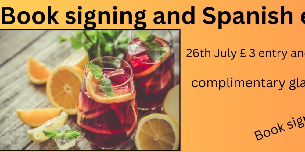 Book signing and Spanish evening